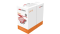 Hikvision 305m CAT-6 Cable Roll, 100% solid copper, 0.565 Core Diameter, 23 Guage    (orange). 