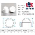 PE plastic insulation flame retardant acid and alkali resistant cap buckle M6M8M10M12 outer hexagon screw nut cover buckle. 