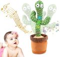 Dancing Cactus Toy, Singing Talking Cactus Toy, Recording, Glowing Cactus Plush Toys, Early Educational Toys for Babies, 120 Songs. 