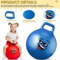 Hopper Ball For 7 to 12 Year Kids  Jumping Hopping Ball, Exercise Ball Bouncing Ball with Handle and Air Pump for Outdoors Sports School Games Exercise ,Best Birthday Gift. 