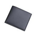 Thin design Leather wallet  Small Black color Men's wallet Vintage style Pu leather  holder for  use Business professionals Travel accessory Gift for men Minimalist lifestyle. 