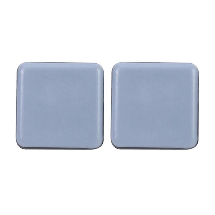 20Pcs Chair Glides Furniture Sliders PTFE Easy Moving Pads Square with Feet Protector for Hardwood Floor