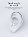 Langsdom V6 Hands Free Earbuds Earphones with Mic Good Bass Volume Control Headphones with Storage Bag for Devices of 3.5mm Jack. 
