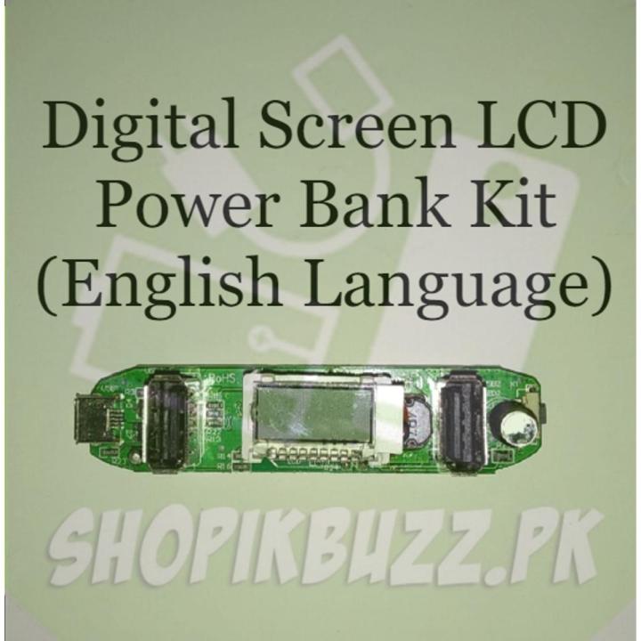 Digital Display LCD power Bank kit Power bank Circuit Power bank Module (English Language)