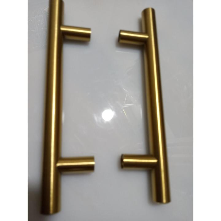 handle 6inch golden and silver 2 piece