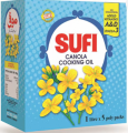 Sufi Canola Cooking Oil 1Ltr x 5 Poly Bag. 