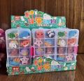 Pack Of 6 mix shaped Creative Rubber With Mini Size Eraser Box Stationery Pencil Erasers Cuisine Shape Eraser For Office Kids Prize Writing Drawing Student Gift. 
