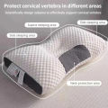 Ultra Strecth Quick Rebound Support neck support Message Pillow, Nitted Cotten Fight Against Sholder and Neck Problum Cervical Neck Support Pillow - Soybean Fiber SPA Massage Pillow for Sleeping, Pain Relief, and Neck Protection by Tongyue". 