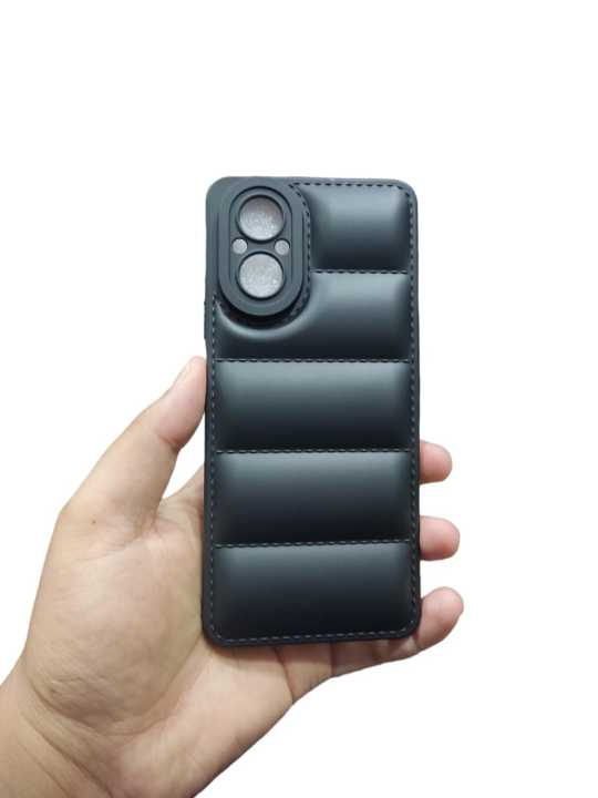 Realme C67 Back Cover Soft Carbon Texture Leather Case Camera Protection Phone Case