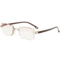Anti-blue Light Reading Glasses for Olds Frameless Reading Presbyopic Eyewear Anti-radiation Scratch High-definition Lightweight Eyeglasses 0-4.0. 