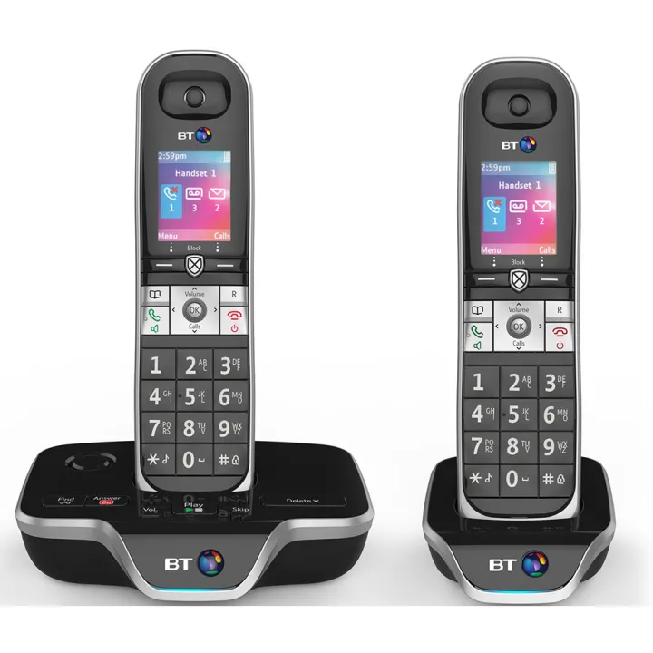 Intercom Plus Rx BT 8600 Dual intercom plus PTCL Wireless landline phone with Color ...