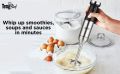 Emjoi Hand Blender Set 3 in 1 Hand Blender, Mixer, Chopper Machine. 