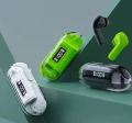 Air 33 Wireless Bluetooth Earbuds - Bluetooth 5.3 - Transparent Charging Case -  Noise Reduction - Sports Headset with Microphone - Waterproof Headphone - LED Digital Display Earbuds. 