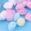 HUXIA BEAUTY 1 Bag 100 Coloured Cotton Balls For Makeup Cotton Balls Degreasing Cotton Ball for for Face Cleansing & Makeup Removal Beauty Salon Home Use. 
