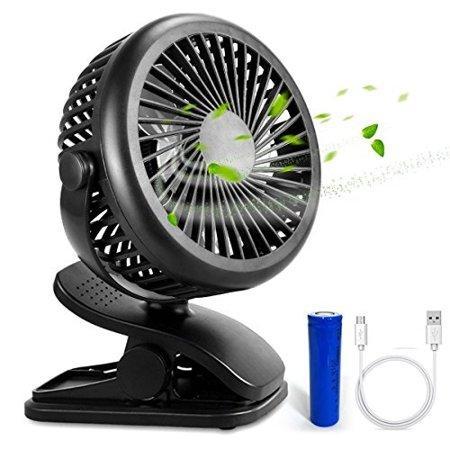 RECHARGEABLE 2 IN 1 CLIP fan