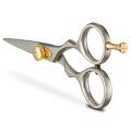 Mustache Scissors or Beard Trimming Scissors, Extremely Sharp - Silver 5 inch. 
