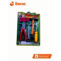 Tool Set for Kids Plastic Made - 6 Pieces. 