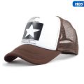 【BestGO】New Hot Selling Hip-hop Hollow Five-pointed Star Fashion Net Baseball Cap Wholesale. 