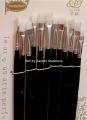 Artist brush 12pcs Drawing Paint Painting Brush Set Wooden Flat- sizes 1 to 12#. 