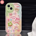 For Redmi 9T 12 9C NFC 10C 9 10A 12C 9A 10 A1 A2 Note 10 9 12 8 11s 10s 11 Pro Max Mi 11 12 Lite Poco X5 M3 Dopamine Cute 3D Doll Bear Rabbit Frog Animals Soft Case with Bracele. 