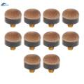 10 Pieces Billiards Cue Tip Repair Indoor Game Snooker Pool Cue Tip Pool Cue Tips for Snooker 13MM. 