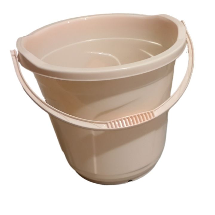 1 Piece SMALL Bucket Thick Pure Plastic 12 Liters Random Colors