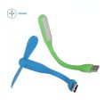 Combo 1+1 Offer Portable & Flexible Mini USB Fan + USB LED Light Lamp For Mobile OTG Power Bank Notebook Laptop Desktop PC Desk (Multicolor). 