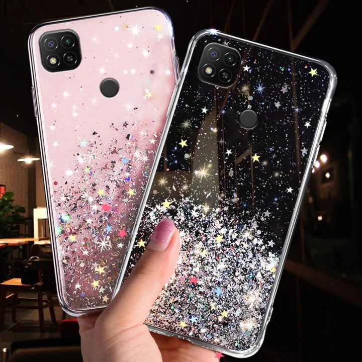 For%20Xiaomi%20Redmi%2010A%20/%20Redmi%209C%20Back%20Cover%20Luxury%20Shiny%20Glitter%20Gold%20Foil%20Space%20Starry%20Cases%20Clear%20Soft%20Silicone%20Bumper%20Full%20Protection%20Mobile%20Phone%20Case%20for%20Girls%20Boy%20-%20Image%202