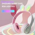 Amamia Wireless Headphone Intelligent Noise Reduction Wireless Bluetooth-compatible Rabbit Ears Headphones. 