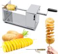 High Quality Stainless Steel Potato Slicer Manual Curly Potato Chips Vegetable Spiral Twister Cutter Machine. 
