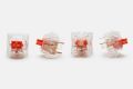 10Pcs/Pack Everglide Transparent Flagship Mechanical Keyboard Switch Sakura Pink/ Emerald Green/ Coral Red/ Amber Orange Shaft. 