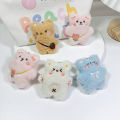Korean Style Kawaii Small Bear Plush Toy Cute Animal Keychain Soft Stuffed Doll SUPER BABY. 