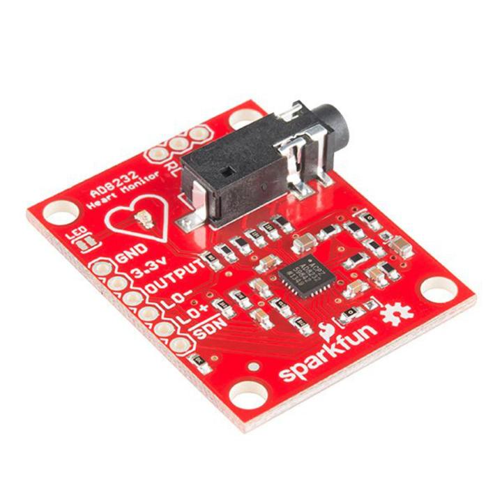 ECG MONITORING SENSOR MODULE AD8232 KIT FOR MEASURING HEART PULSE AD-8232 / AD 8232