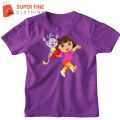 Dora Fine Jersey Printed Tshirt for kids ,Boys and Girls. 