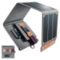 Imported [Upgraded Tiny Solar Charger] BigBlue 14W SunPower Solar Panels (5V/2.4A Max). 