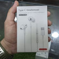 Type C In Ear Handsfree with Mic and Noise Cancellation for iPhone 15 Samsung Pixel. 