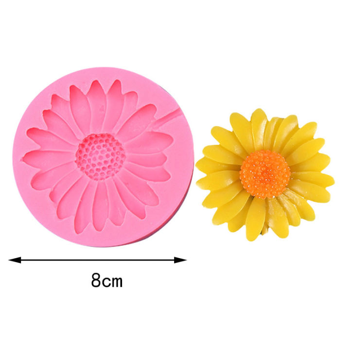 Daisy Flower Silicone Mold DIY Jewelry Casting 3D Flower Shape Epoxy Resin Mold Daisy Soap Making Craft Candle Mould Home Decor Demoo