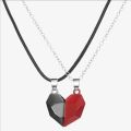 Special Gift for Your Lover  Heart pendant pair (With Box). 