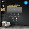 Haier (T3 Plus Series) 1.5 Ton DC Inverter - HSU-20HFTEX(DG) - T3 Compressor - Ampere Control - Bigger Outdoor - Turbo Cooling  -Dark Grey Colour AC /10 Years Warranty / Air Conditioner / Haier Free Installation. 