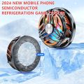 GT31 CX07 Magnetic Phone Cooler Portable Phone Semiconductor Radiator Rapid Fast Cooling Phone Cooler for Mobile Gaming Video Streaming Phone Fan For Playing Games Watching Videos Phone Cooler for Pubg. 