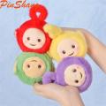 PinShang Cute Teletubbies Head Plush Doll Pendant Cartoon Keychain Backpack Ornament. 
