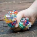 Tangle Fidget Toys Colorful Gobbles Anti-Stress Handle Mesh Stress Balls Sticky Soft Stuffed Toys Squishy Anxiety Fidget Sensory Toy. 