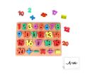 Counting Alphabets, 1 2 3 4 ... Toys, 3 D, Visual Alphabets, Puzzles,. 