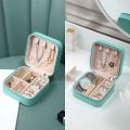 Mini Jewelry Travel Case,Small Travel Jewelry Organizer, Portable Jewelry Box Travel Mini Storage Organizer Portable Display Storage Box For Rings Earrings Necklaces Gifts. 