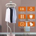 Standing electric Automatic Double Garment Steamers High Quality 2000 watts 2.2 Liter capacity Water Tank Continuous Steam iron High quality professional laundry press iron for cloths appliances fast heatup hanging Adjustable Home Irons Iron Brush Machine. 