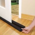 Door Draft & Dust Stopper (Insect Protector) (18 to 44 inches) - Please select the required size before order - Black. 