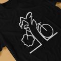 La Linea TV Newest TShirt for Men Bicycle Classic Round Neck Polyester T Shirt Distinctive Gift Clothes OutdoorWear. 