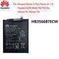 Huawei Nova 3i Battery Replacement Huawei HB356687ECW Battery with 3340mAh Capacity_black. 