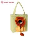Cat Carrier Bag Portable Lion-shaped Pet Carrier for Small Animals Travel Comfortable Dog Carrying Canvas Shoulder Bag Portable Pet Bag. 