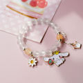 Korean Style Cute Crystal Cartoon Pendant Bracelet For Girls Women Fashion Jewellery Gift. 